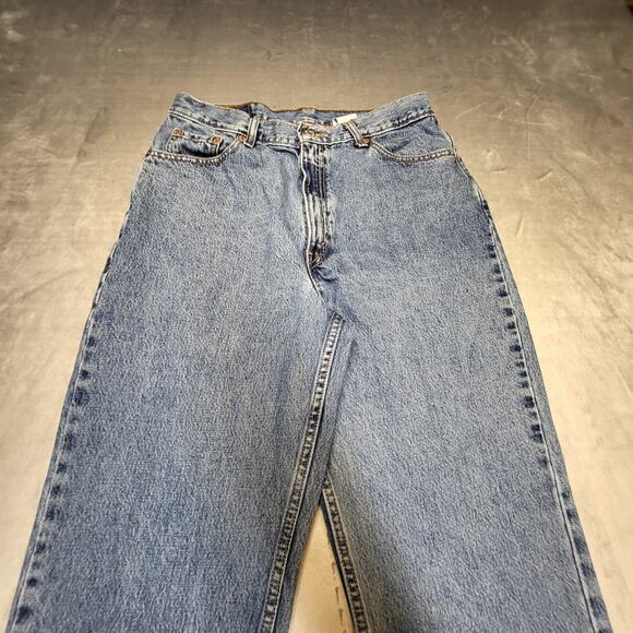 Levis 512 Jeans Womens 14S Blue Slim Fit Tapered Leg High Rise Denim Pants - Picture 2 of 11